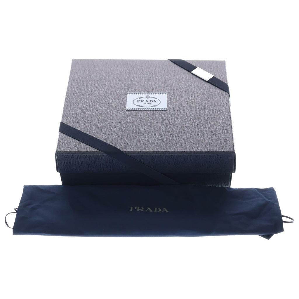PRADA(プラダ) トライアングルロゴ バケットハット 帽子 ブラック 2HC137