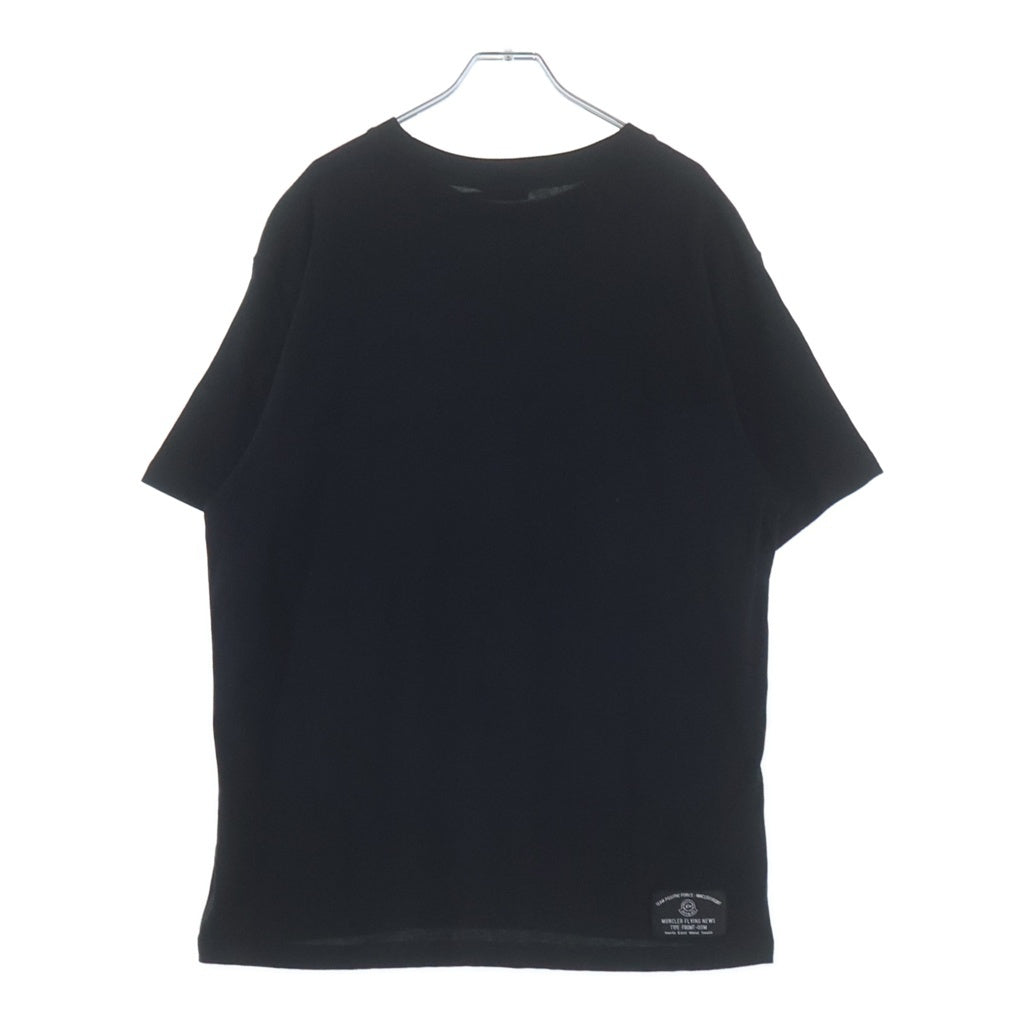 MONCLER(モンクレール) 19AW ×FRAGMENT MAGLIA フラグメント ロゴプリント 半袖Tシャツ カットソー ブラック E209U8005350 8392B