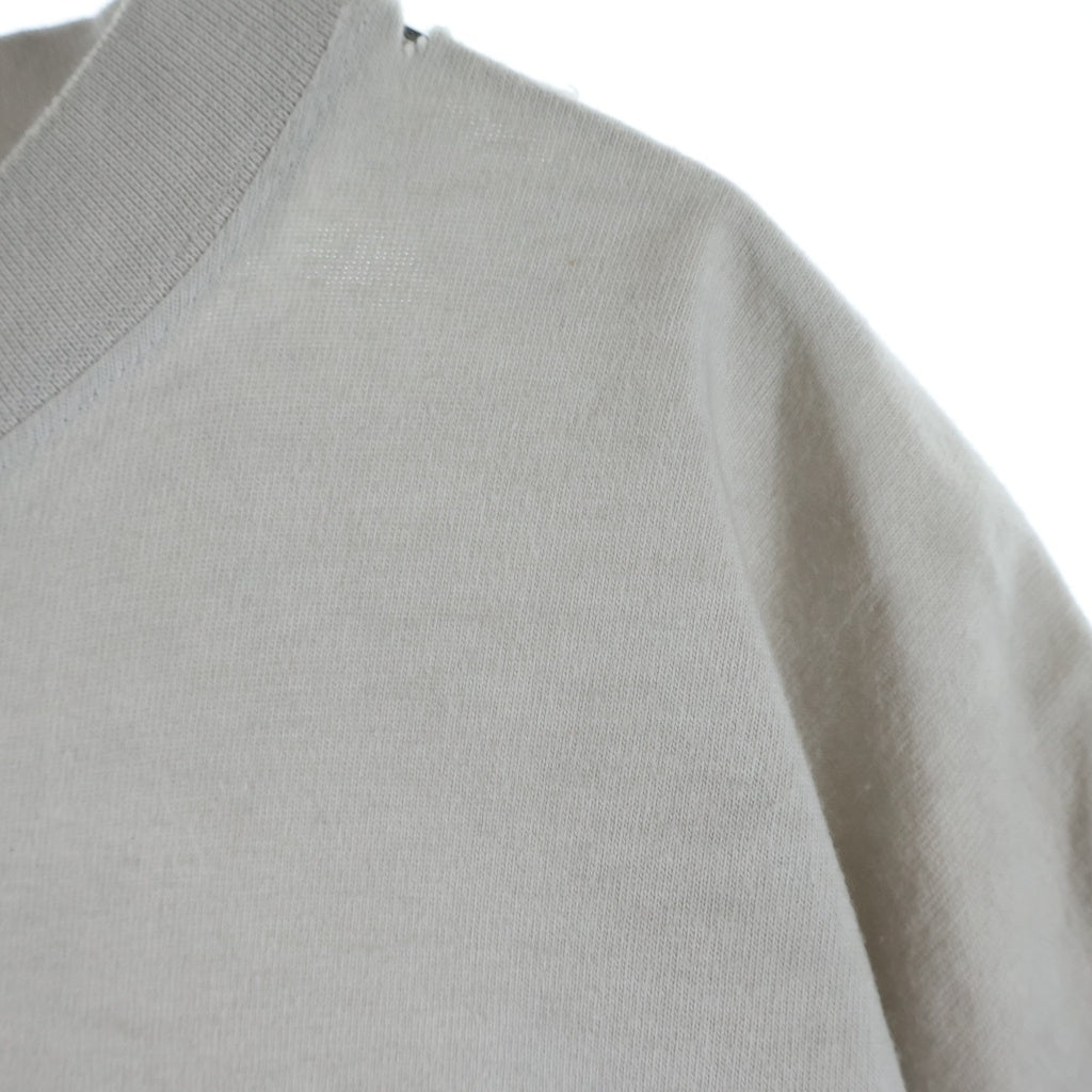 BALENCIAGA(バレンシアガ) 22AW スローガン ロゴプリント 半袖Tシャツ カットソー グレー 641655 TMVH3