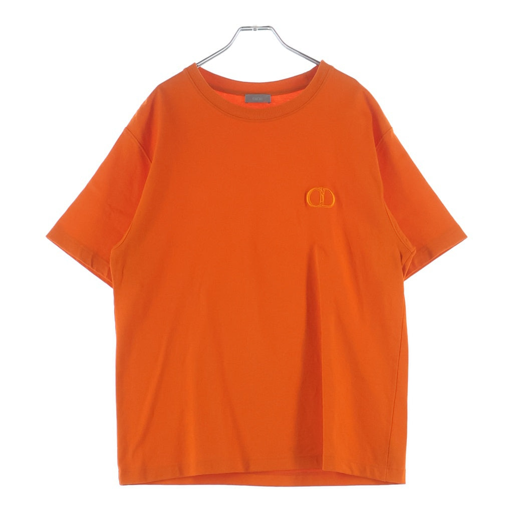 クリスチャンディオール　ゴルフウェア　ディーカン　オレンジ　S DIOR(ディオール) CDアイコン クルーネック 半袖Tシャツカットソー