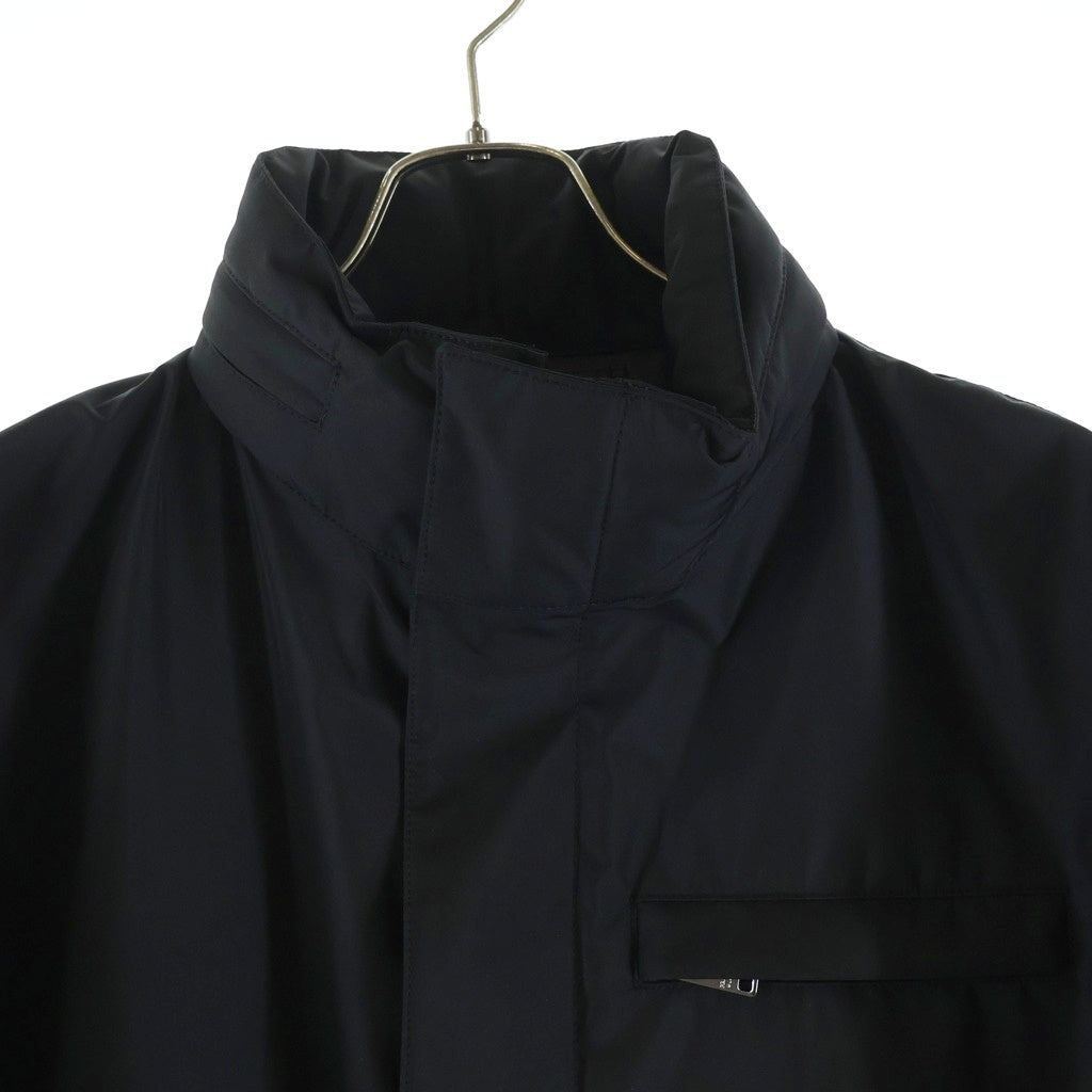 PRADA(プラダ) 21AW テクニカル ナイロン ジップアップ コート ブラック SGB042
