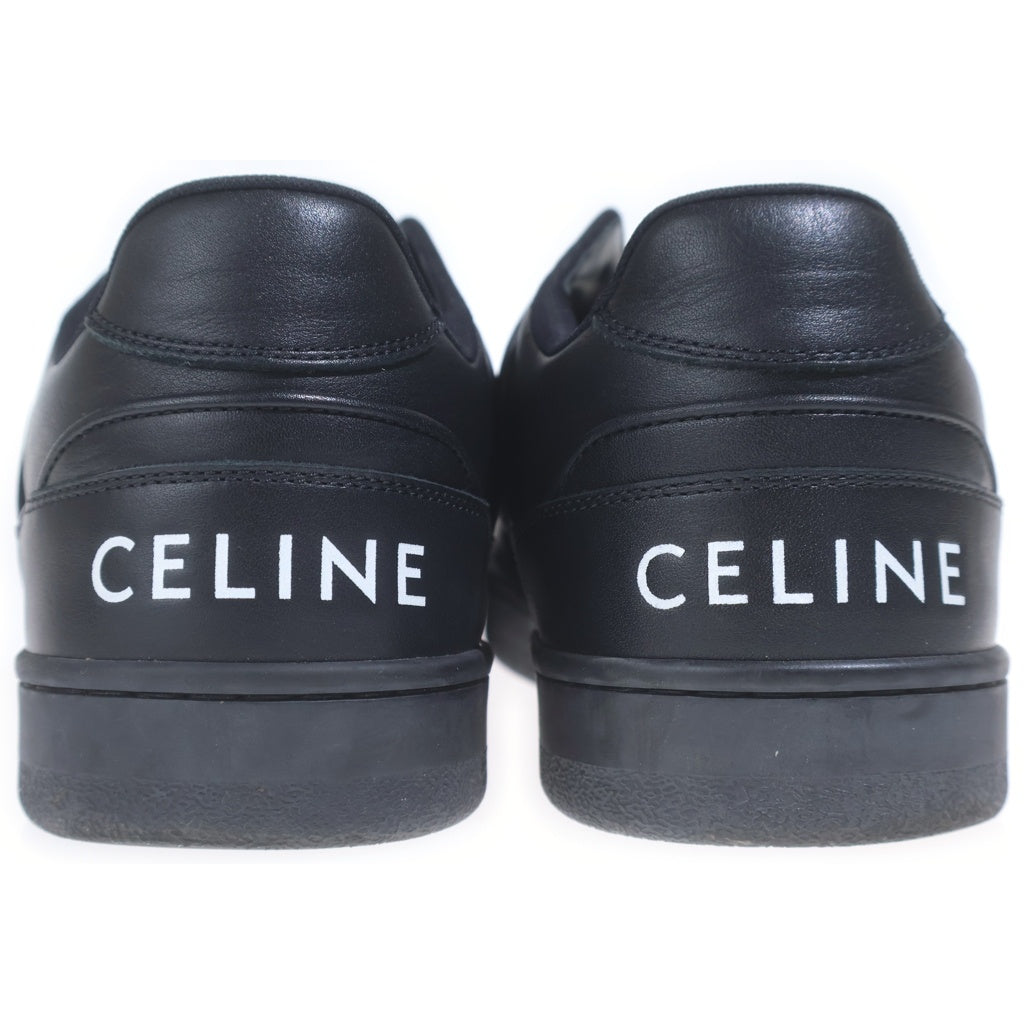 CELINE(セリーヌ) ロゴプリントレザーローカットスニーカー ブラック 346483338C.01OK