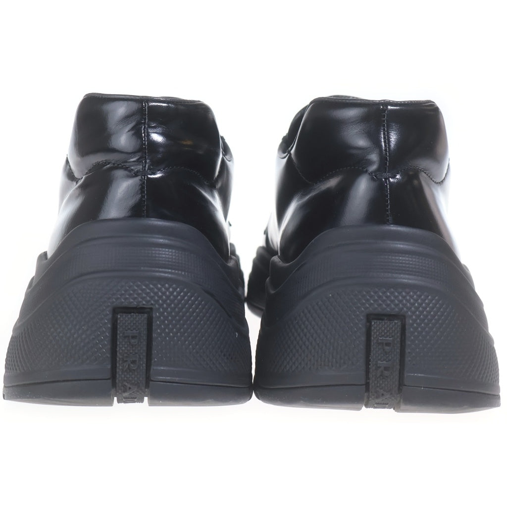 PRADA(プラダ) 19AW ブラッシュドレザー ローカットスニーカー ブラック