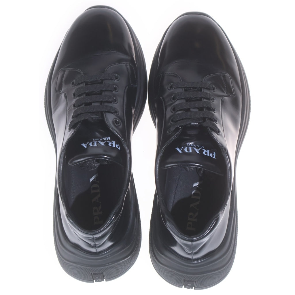PRADA(プラダ) 19AW ブラッシュドレザー ローカットスニーカー ブラック