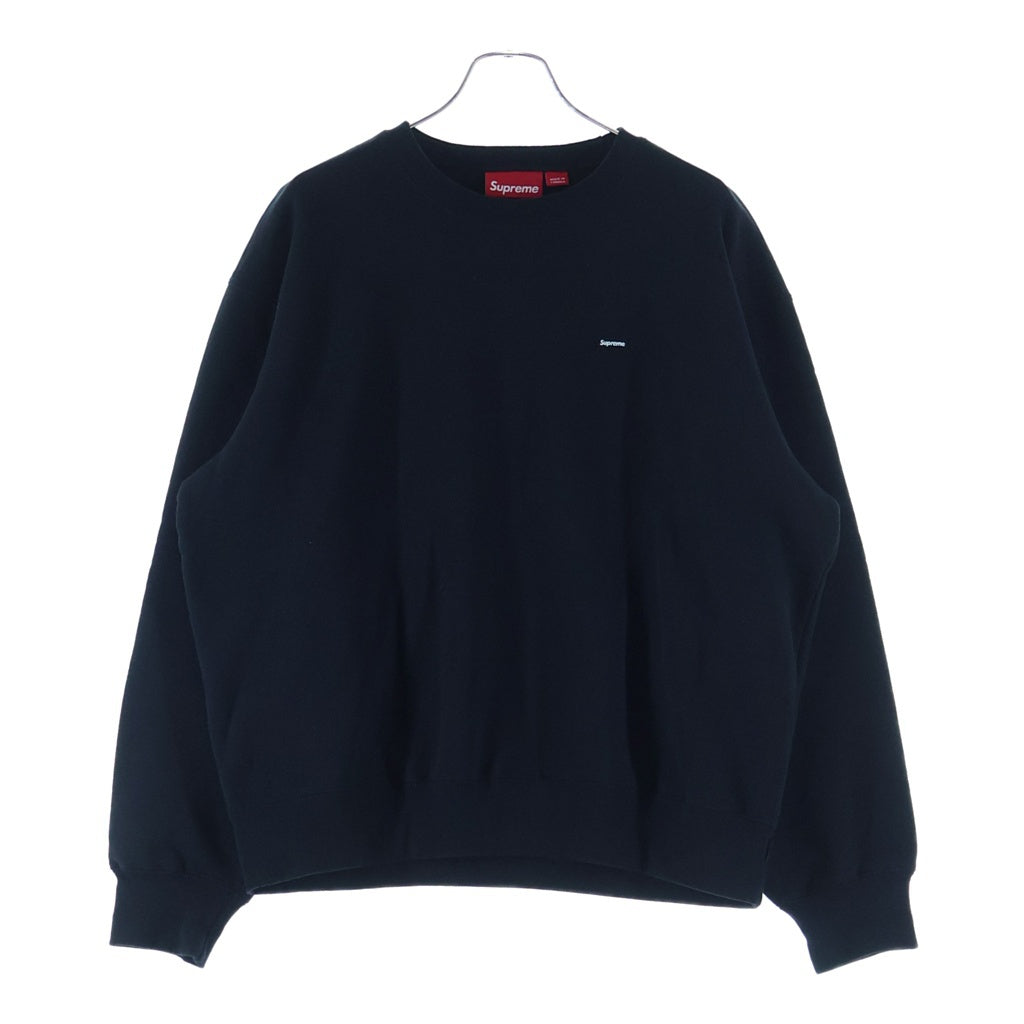 SUPREME(シュプリーム) 24AW Small Box Crewneck スモールボックスロゴ スウェットクルーネックシャツ ブラック