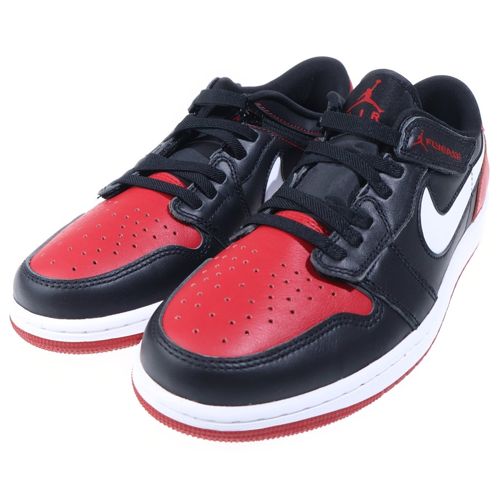 NIKE(ナイキ) AIR JORDAN 1 Low Flyease エアジョーダン1フライイース ローカットスニーカー ブラック/レッド US9.5/27.5cm DM1206-066