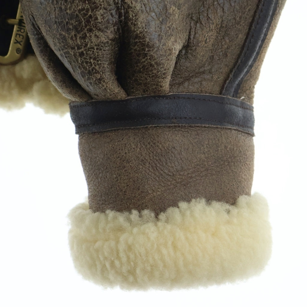 AVIREX(アヴィレックス) B-3 ムートン フライトジャケット ブラウン 33H5595