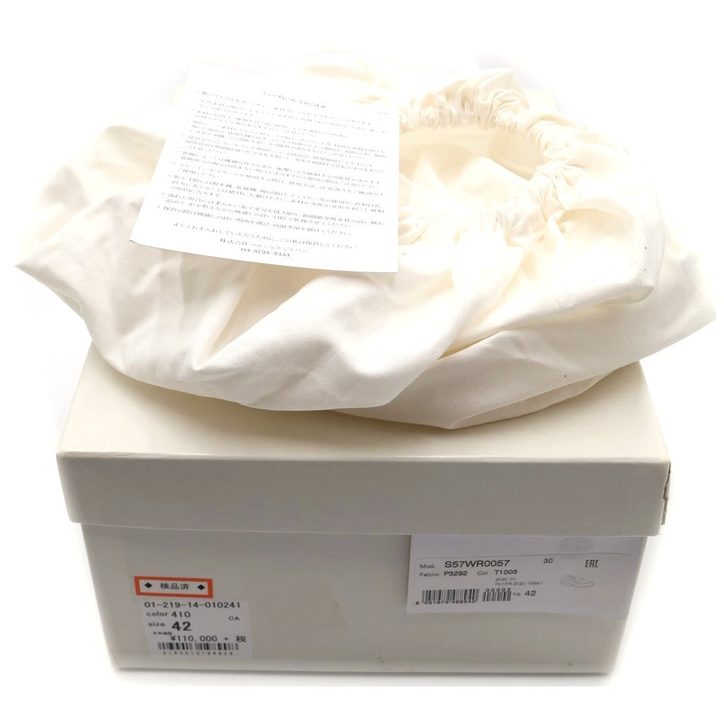 Maison Margiela(メゾンマルジェラ) 20SS Airbag Heel Loafer エアバッグ ヒール レザー コインローファー シューズ ホワイト S57WR0057