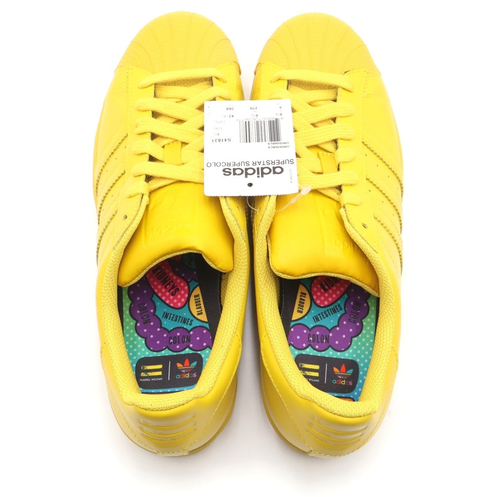 adidas(アディダス) SUPERSTAR SUPERCOLOR PACK S41831 スーパースター スーパーカラー パック ローカットスニーカー イエロー US9/27cm