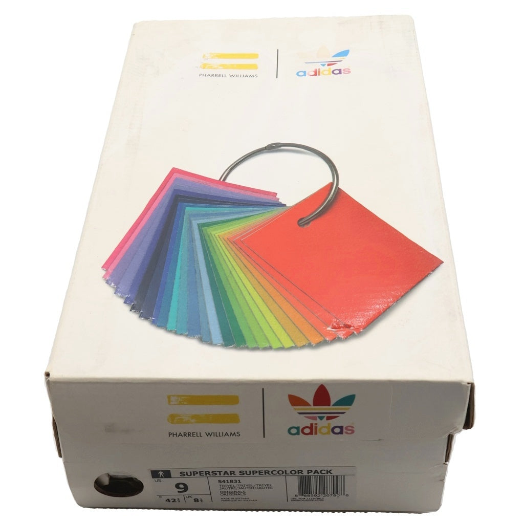 adidas(アディダス) SUPERSTAR SUPERCOLOR PACK S41831 スーパースター スーパーカラー パック ローカットスニーカー イエロー US9/27cm
