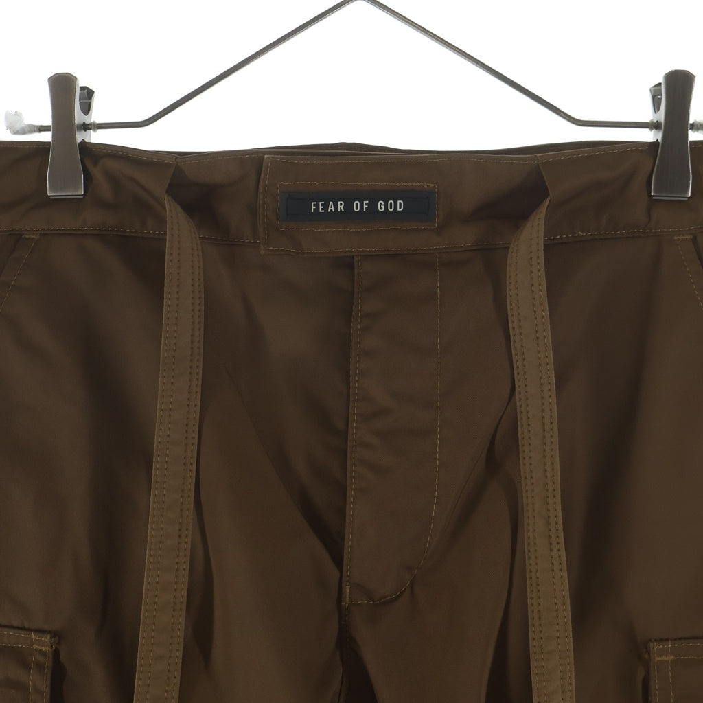 FEAR OF GOD(フィアオブゴッド) ナイロン ドローコード カーゴパンツ ブラウン