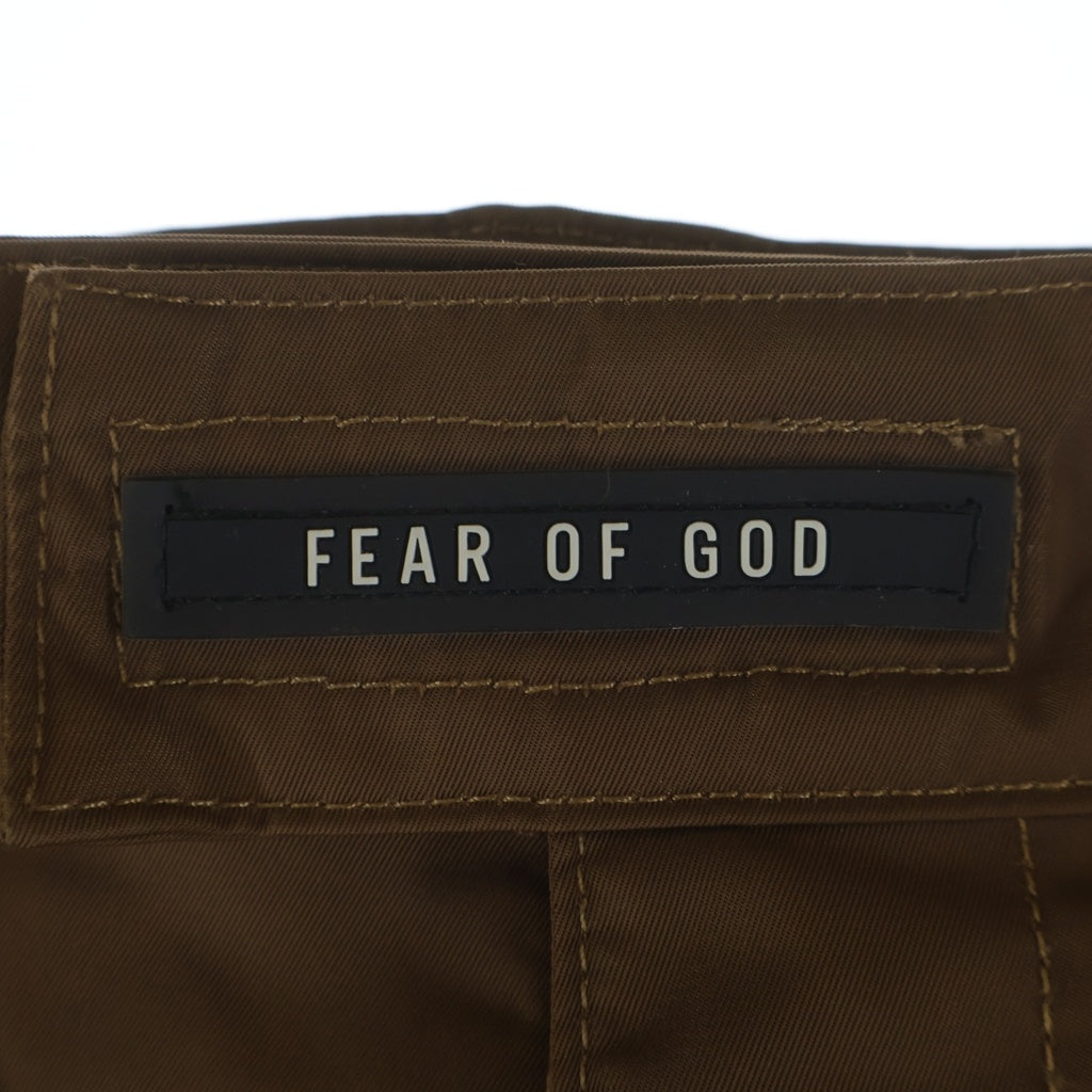 FEAR OF GOD(フィアオブゴッド) ナイロン ドローコード カーゴパンツ ブラウン