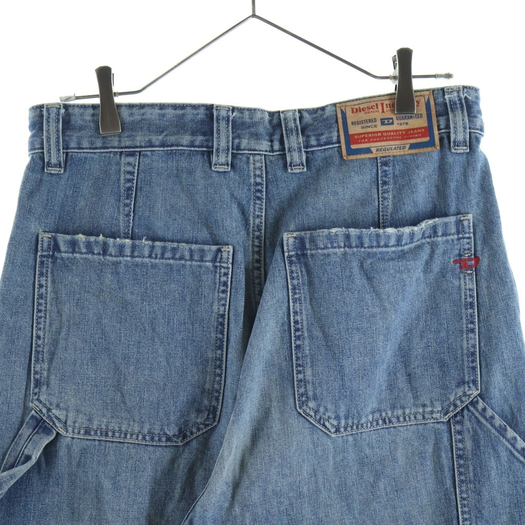 DIESEL(ディーゼル) D-SIRE-W リラックスフィット ワイド デニムパンツ インディゴ A19262