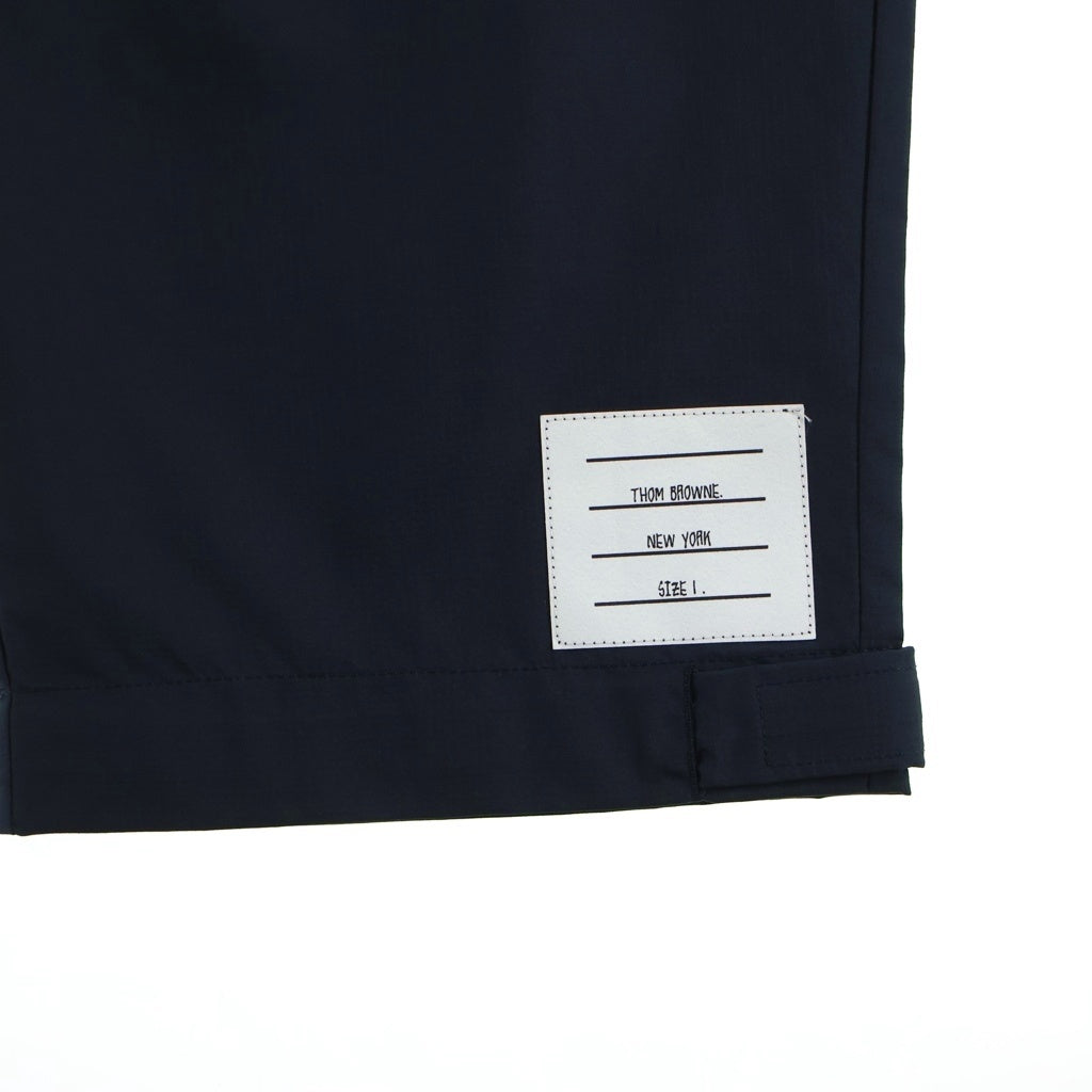 THOM BROWNE(トムブラウン) 4Bar Nylon Pant 4バー メッシュ ナイロンパンツ ネイビー MJQ163A-F0197 レディース