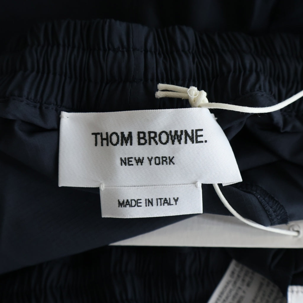 THOM BROWNE(トムブラウン) 4Bar Nylon Pant 4バー メッシュ ナイロンパンツ ネイビー MJQ163A-F0197 レディース