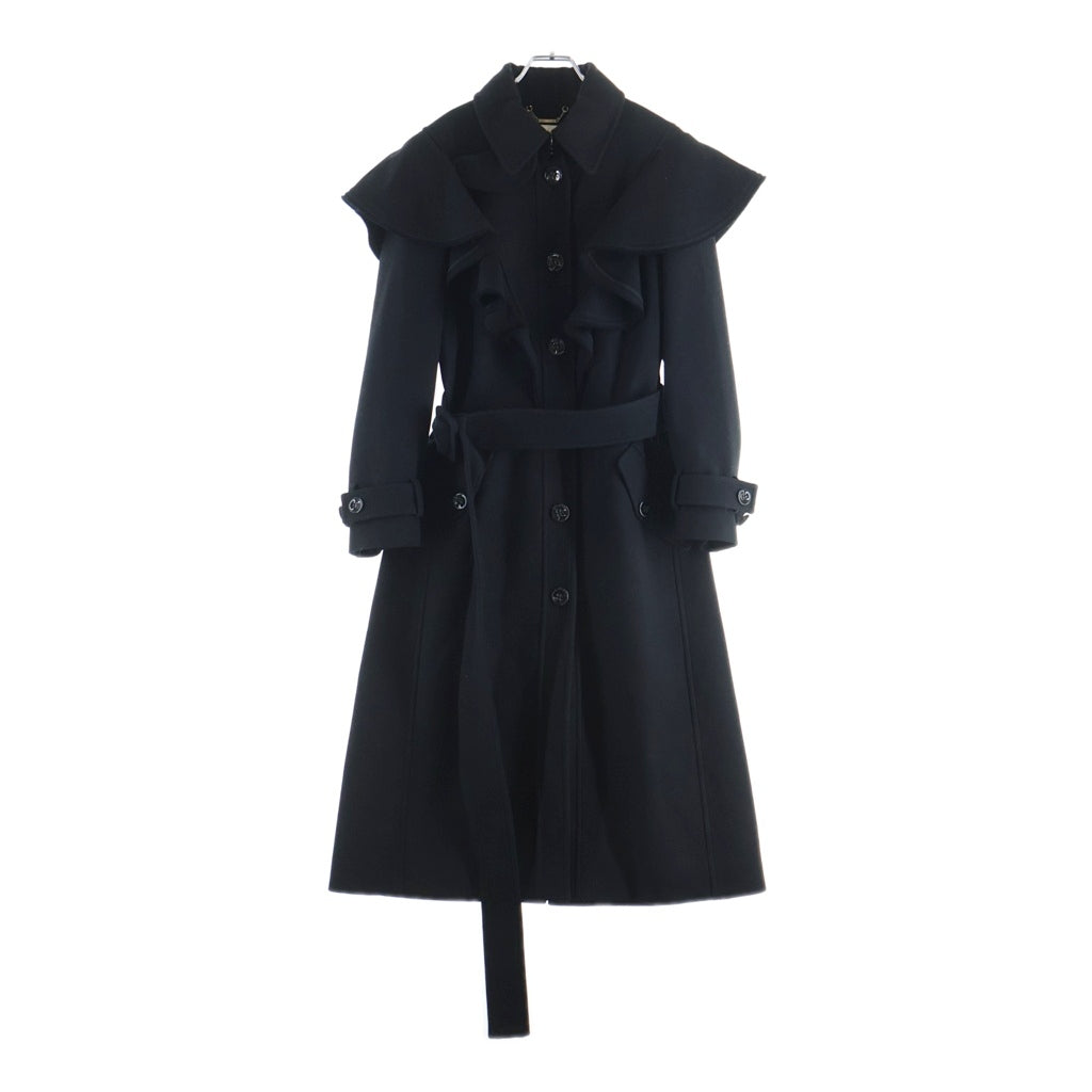 Chloe(クロエ) Cashmere Frill Coat カシミア ショルダーフリル ロング