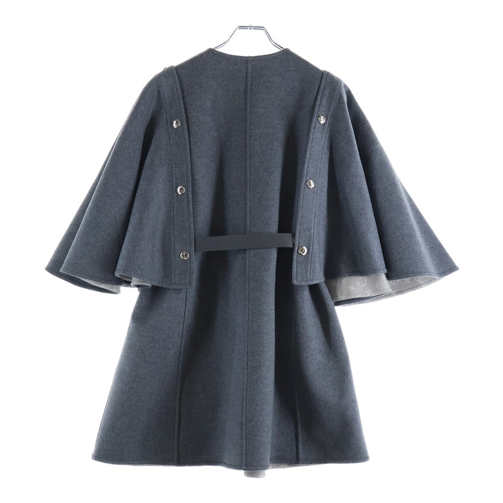 LOUIS VUITTON(ルイヴィトン) 24AW ダブルフェイス ケープ ラップコート レディース グレー RW242WW QWE FRCO32