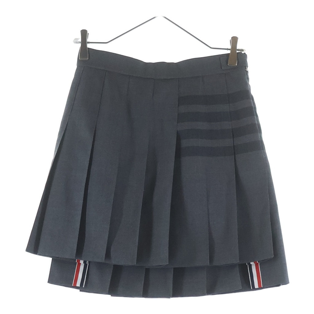 トムブラウン スカート レディース THOM BROWNE(トムブラウン) 4 Bar Pleats Skirt 4バー プリーツ