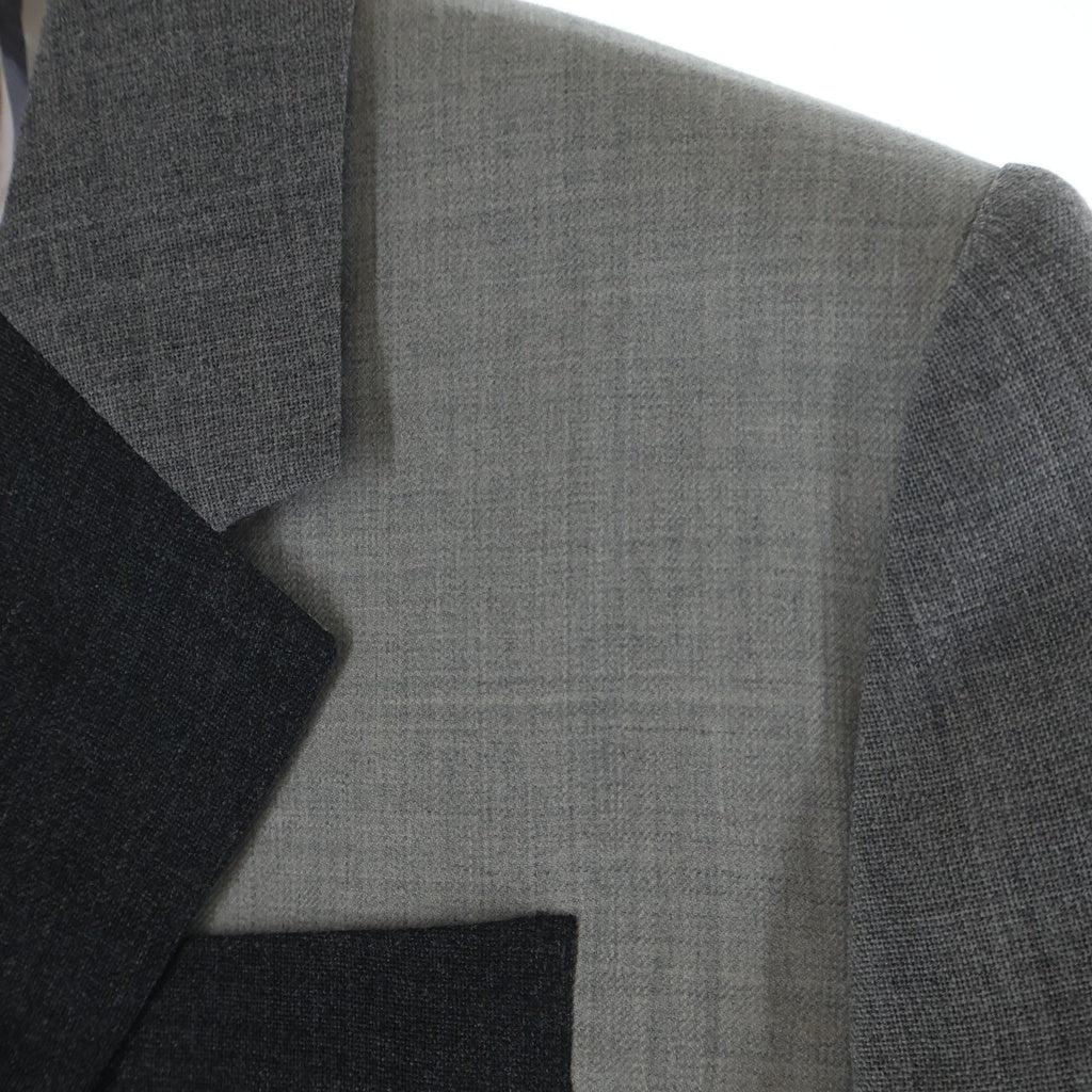 THOM BROWNE(トムブラウン) Fresco Funmix Blazer フレスコ ファンミックス ブレザージャケット レディース グレー FBC010F00473025