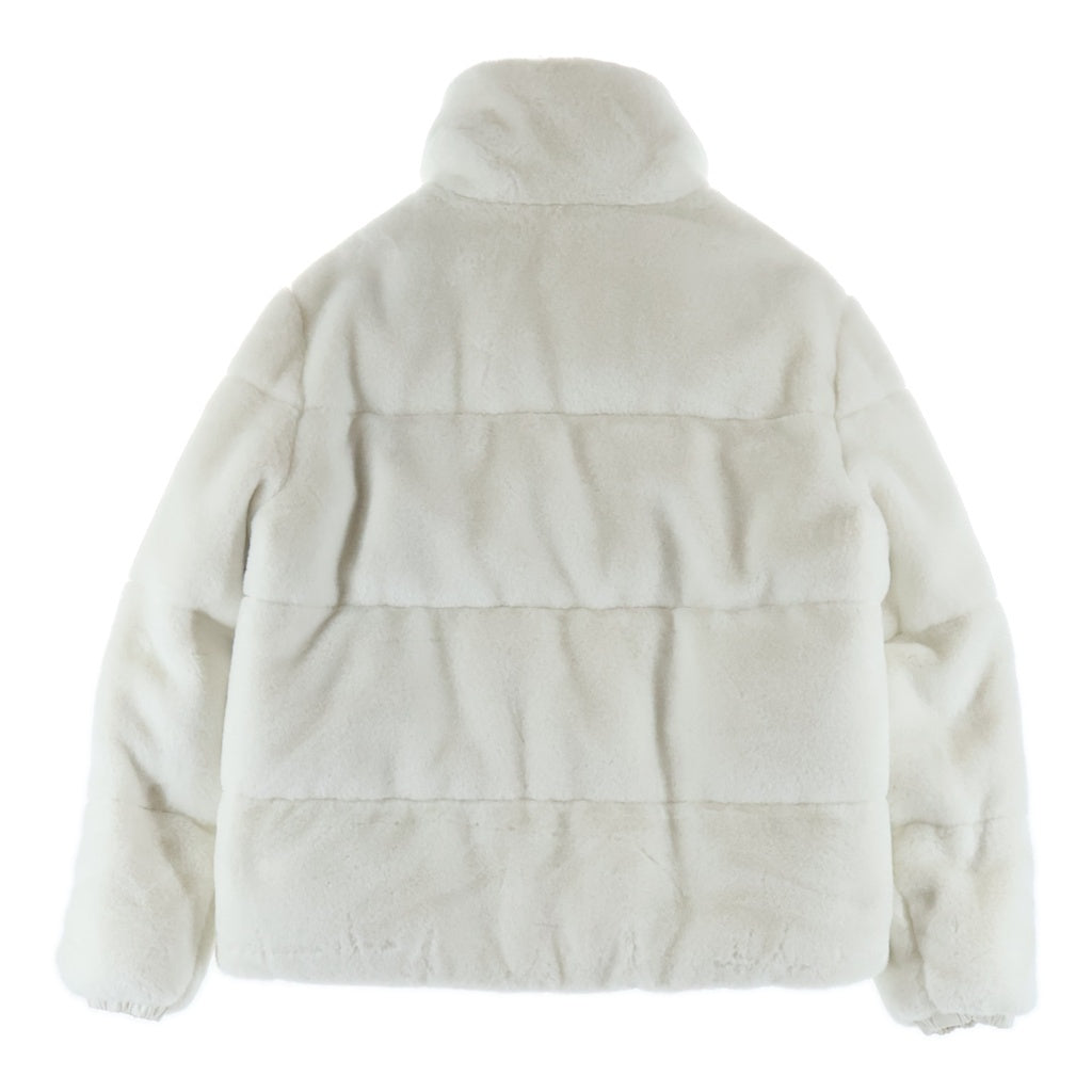 MONCLER(モンクレール) 23AW PLUVIER プルヴィエ リバーシブル ファー ダウンジャケット レディース ホワイト I20931A00143