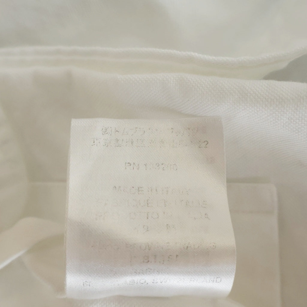 THOM BROWNE(トムブラウン) 4Bar Flower Lace L/S Shirt 4バー フラワーレース 長袖シャツ ホワイト レディース