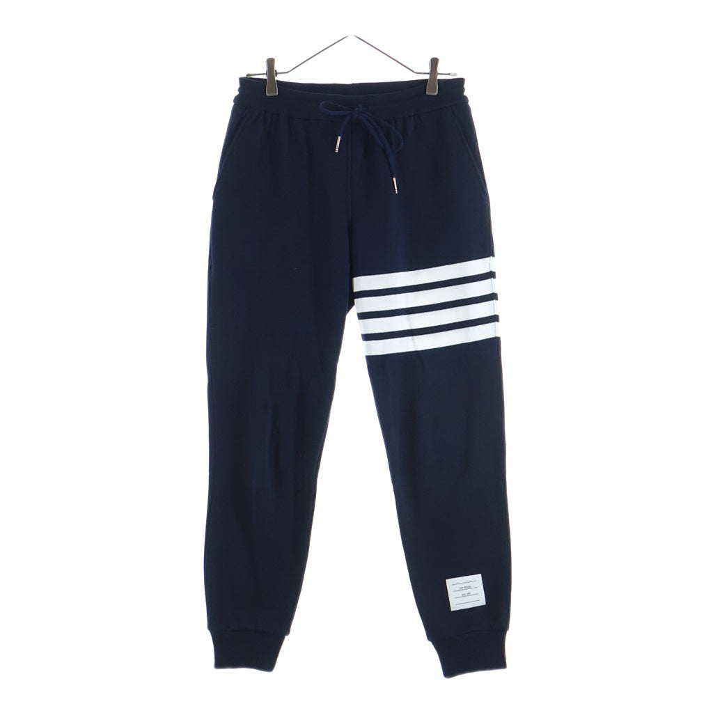 THOM BROWNE(トムブラウン) Tricolor 4Bar Sweat Pant トリコロール 4バー スウェットパンツ ネイビー FJQ001A-00535415 レディース