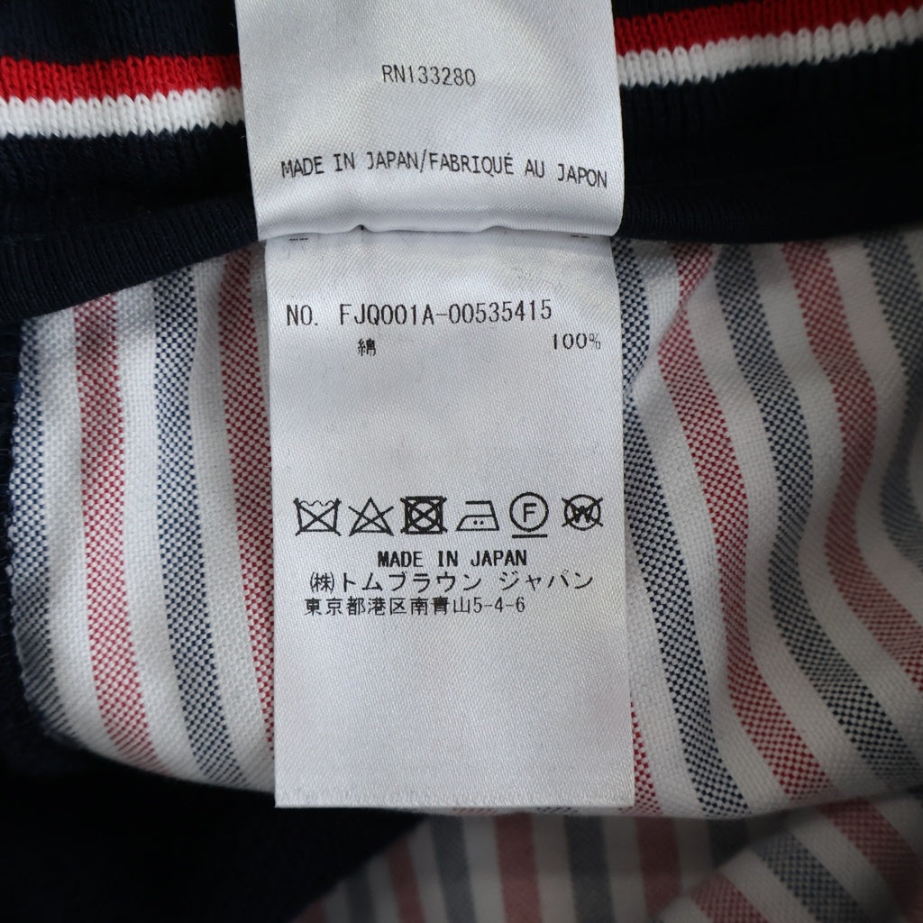 THOM BROWNE(トムブラウン) Tricolor 4Bar Sweat Pant トリコロール 4バー スウェットパンツ ネイビー FJQ001A-00535415 レディース