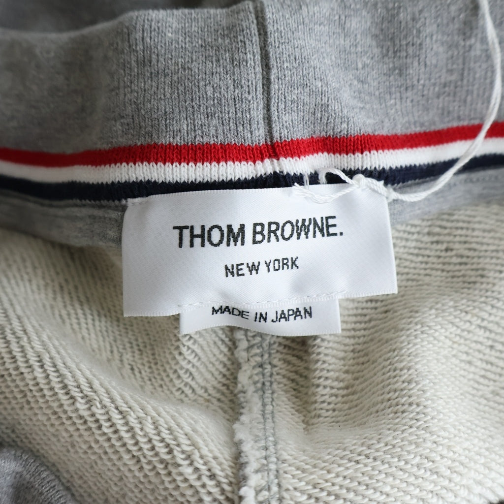 THOM BROWNE(トムブラウン) 4Bar Tricolor Sweat Pant 4バー トリコロール スウェットパンツ レディース グレー FJQ001A-00535055