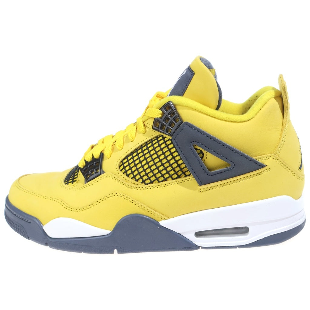 NIKE(ナイキ) AIR JORDAN 4 RETRO TOUR YELLOW CT8527-700 エアジョーダン 4 レトロ ハイカットスニーカー ツアーイエロー US9.5/27.5cm