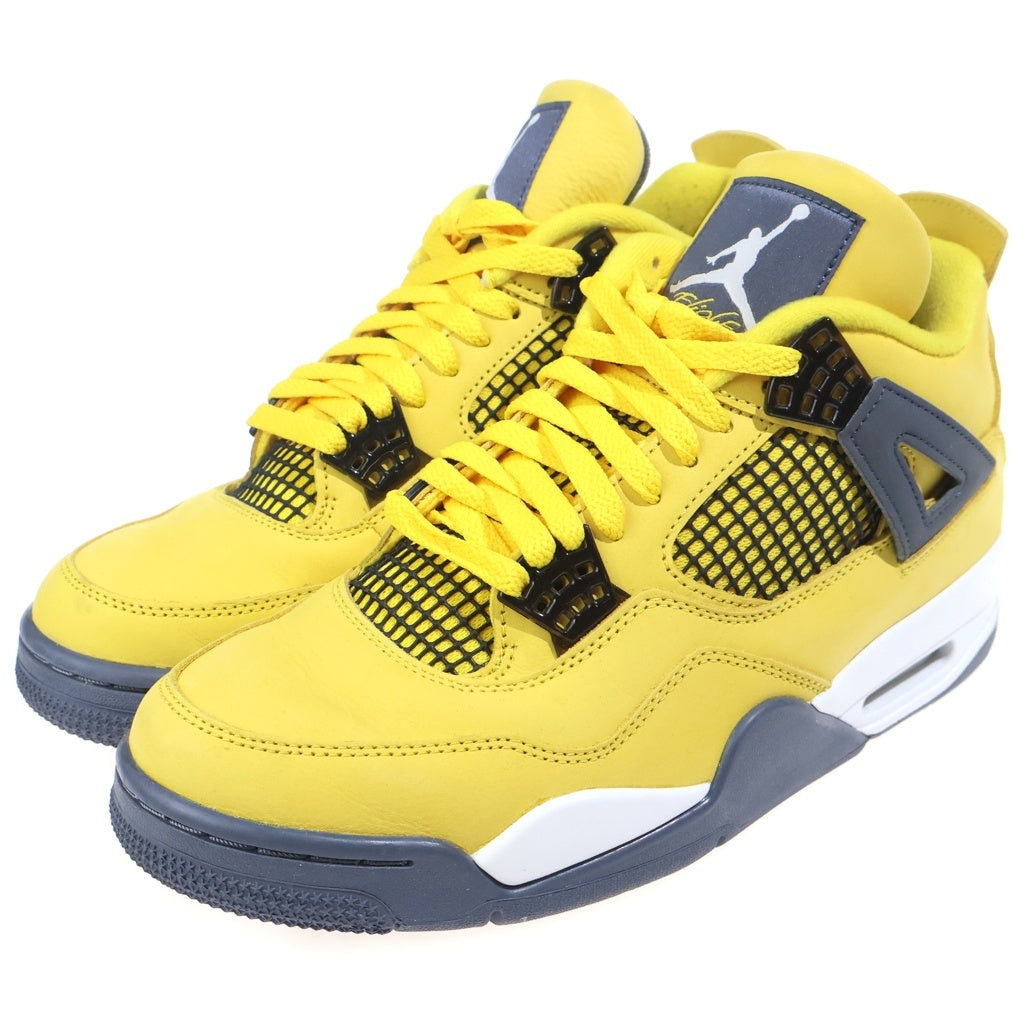 NIKE(ナイキ) AIR JORDAN 4 RETRO TOUR YELLOW CT8527-700 エアジョーダン 4 レトロ ハイカットスニーカー ツアーイエロー US9.5/27.5cm
