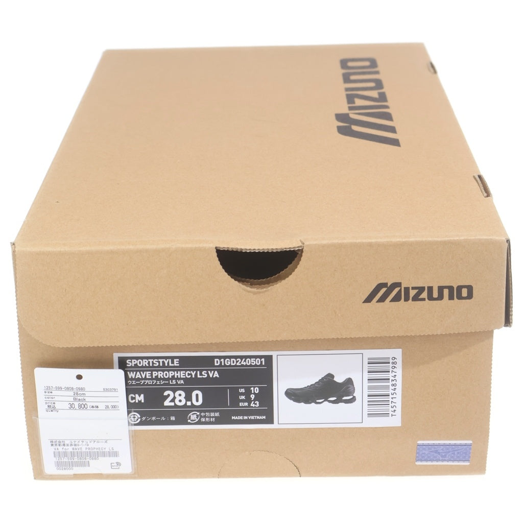 MIZUNO(ミズノ) ×VAINL ARCHIVE Wave Prophecy LS VA ヴァイナル アーカイブ ウェーブ プロフェシー ローカットスニーカー ブラック US10/28cm D1GD240501