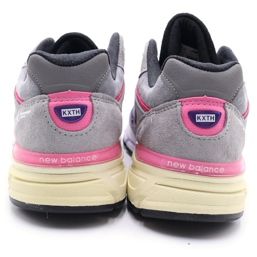 New Balance(ニューバランス) ×KITH × UNITED ARROWS & SONS 990V4 キス ユナイテッドアローズ&サンズ 990V4 M990KT4 ローカットスニーカー グレー US9/27cm