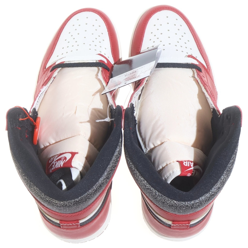 NIKE(ナイキ) AIR Jordan 1 High OG Lost & Found/Chicago エアジョーダン1 ハイ OG ロスト&ファウンド/シカゴ ハイカットスニーカー US9.5/27.5cm DZ5485-612