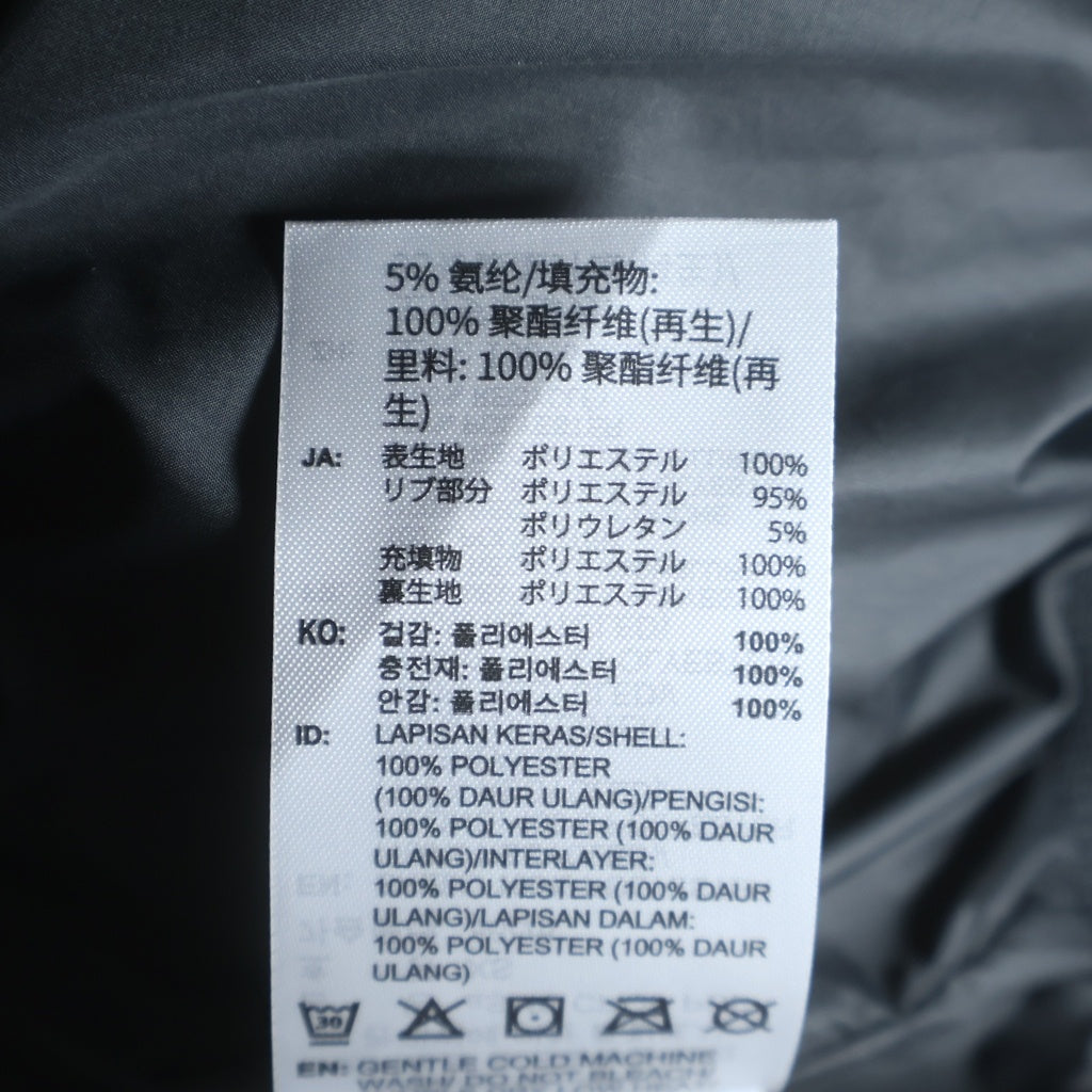 adidas(アディダス) ×Stella McCartney ステラマッカートニー ジップアップ ショート ダウンジャケット ブラック JW2027 レディース