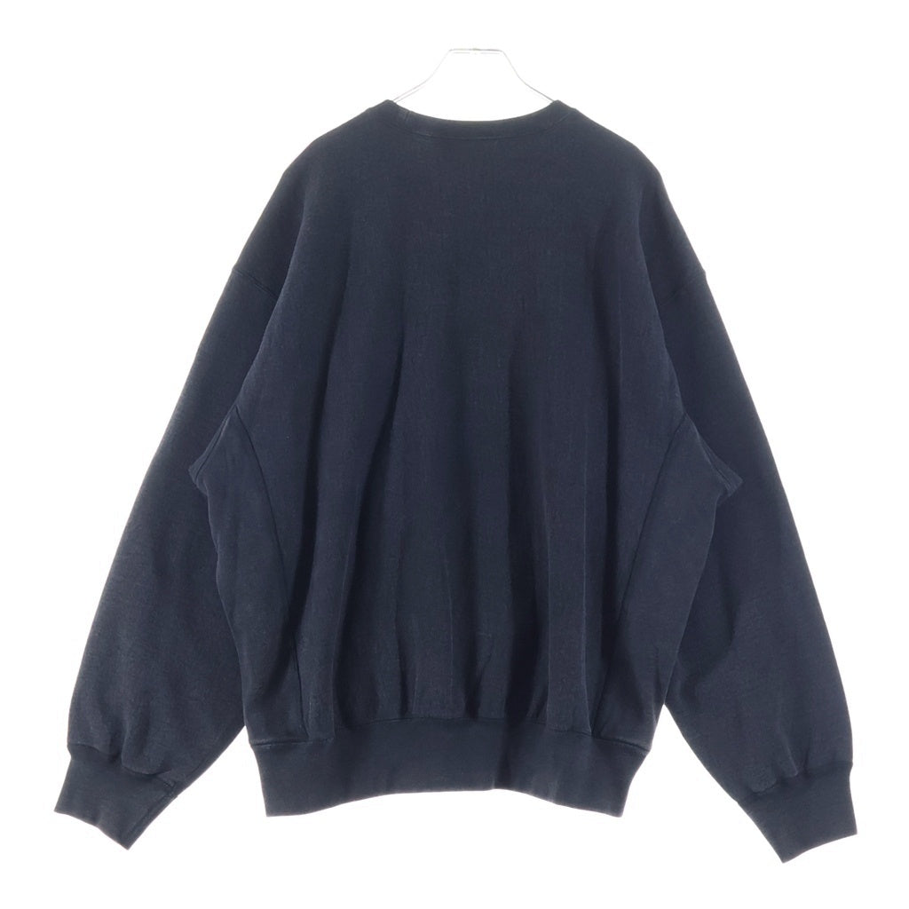 SUPREME(シュプリーム) 25SS Washed Box Logo Crewneck ウォッシュド加工 ボックスロゴ クルーネックスウェットトレーナー ブラック
