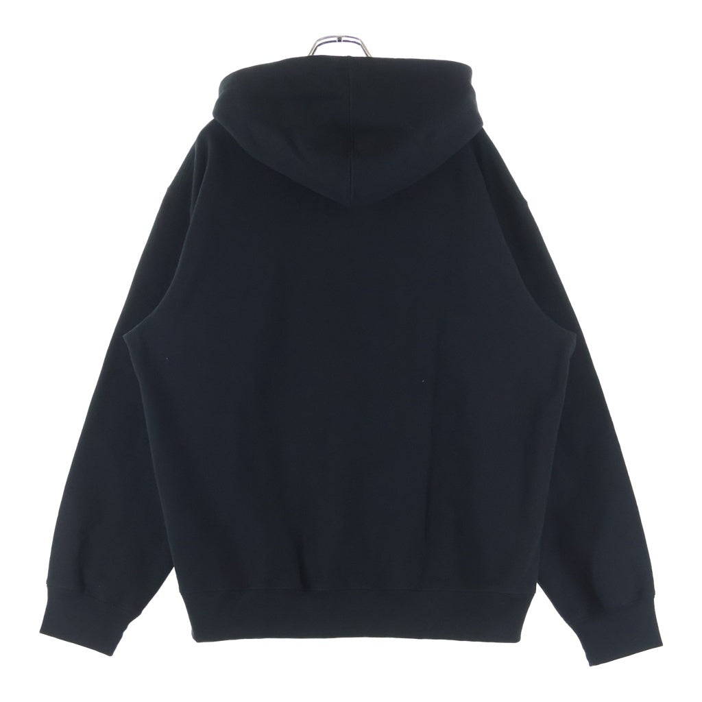 SUPREME(シュプリーム) 22SS ×BURBERRY Box Logo Hooded Sweatshirt バーバリー ボックスロゴ スウェットプルオーバーパーカー ブラック