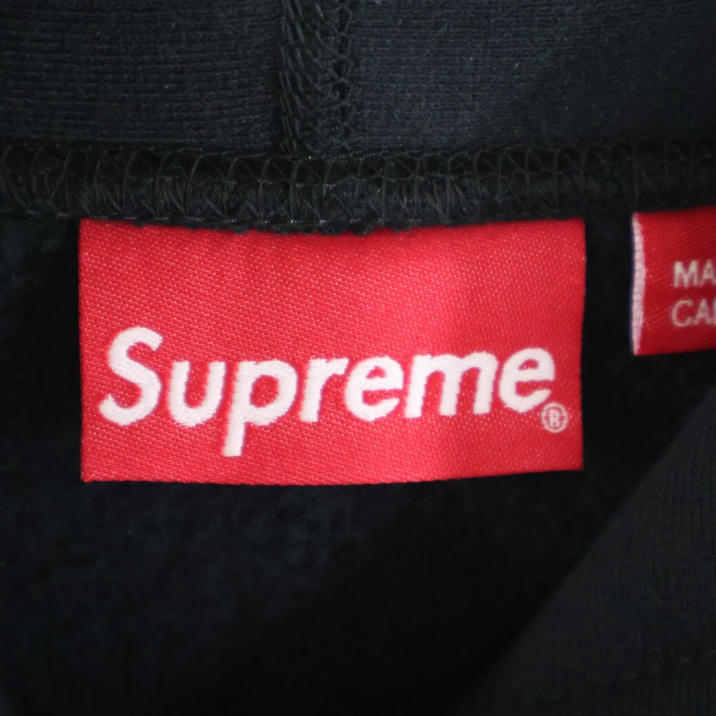 SUPREME(シュプリーム) 20AW Cross Box Logo Hooded Sweatshirt クロスボックスロゴ スウェット プルオーバーパーカー ブラック