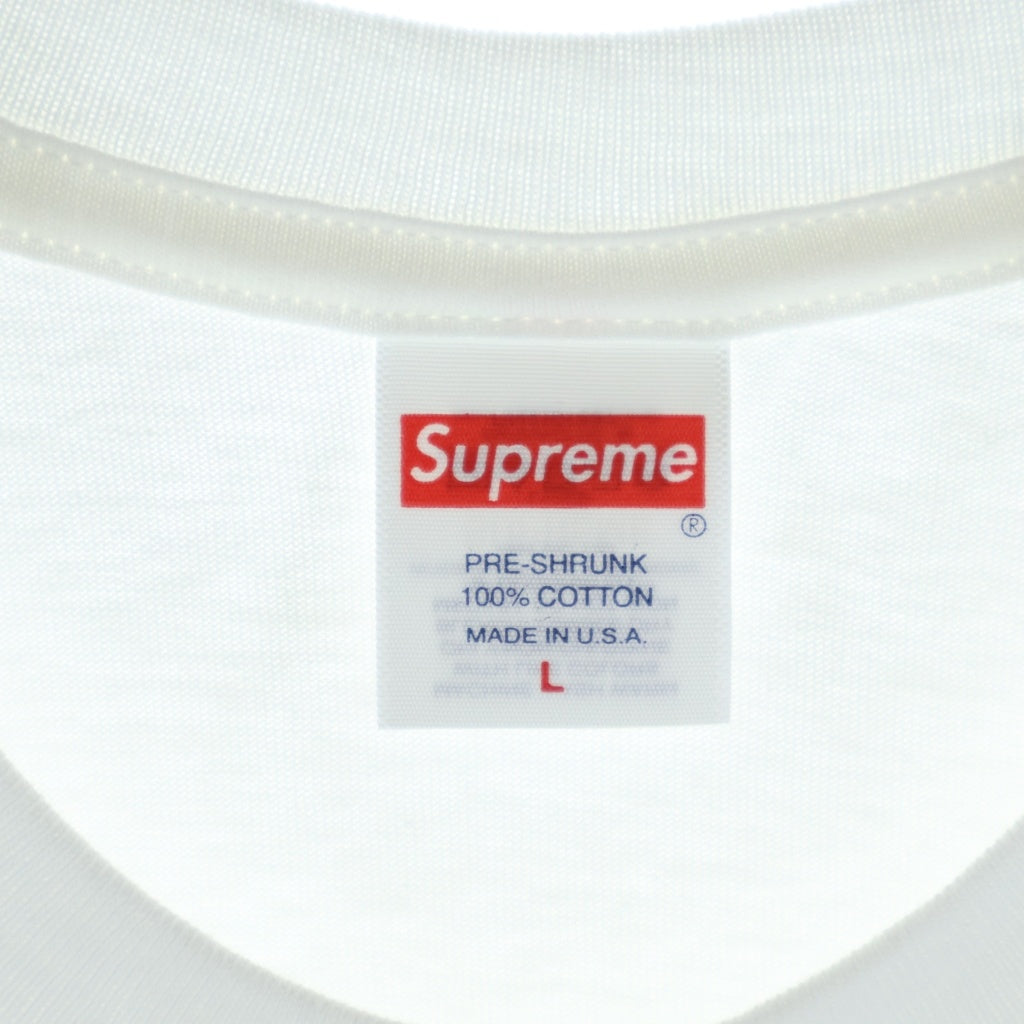 SUPREME(シュプリーム) 23SS Arabic Logo Tee アラビック ロゴプリント クルーネック 半袖Tシャツ カットソー ホワイト
