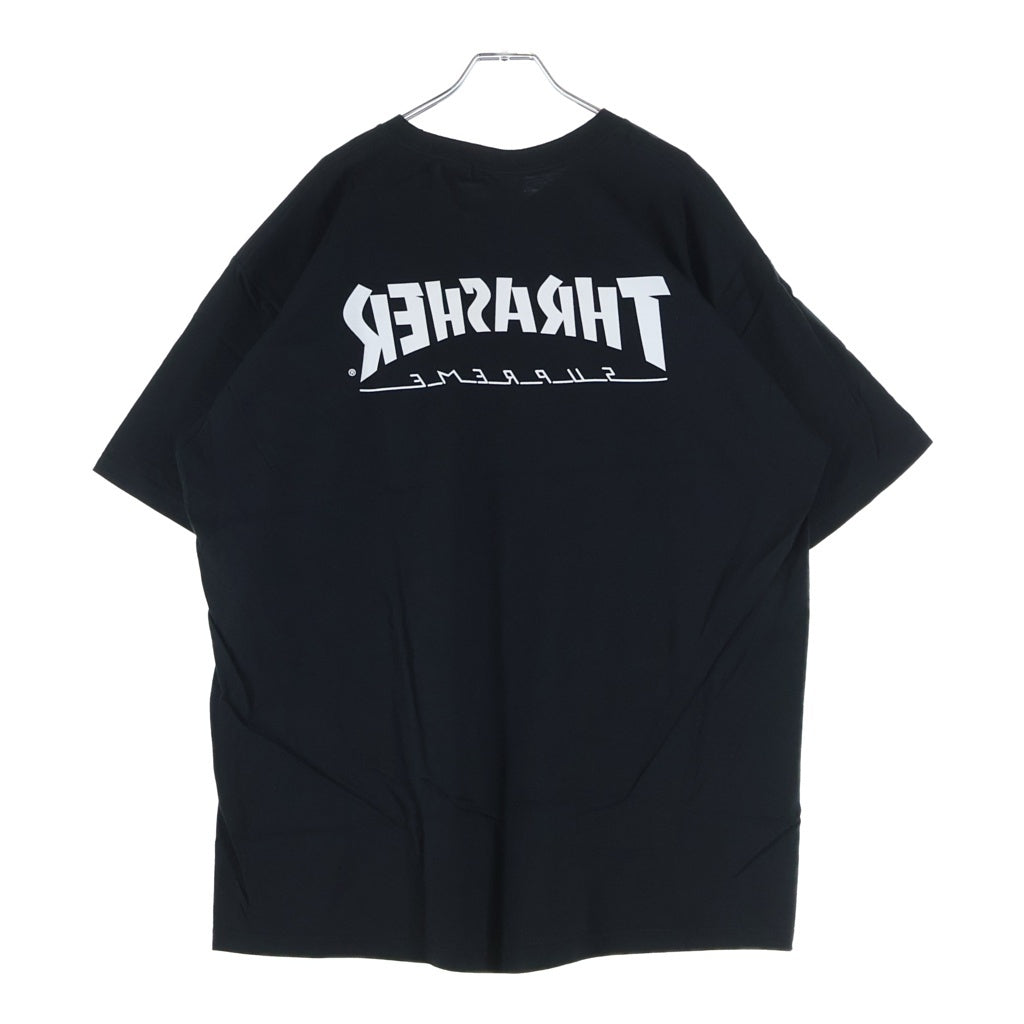 SUPREME(シュプリーム) 21AW ×Thrasher Game Tee スラッシャー ゲーム プリント クルーネック 半袖Tシャツ カットソー ブラック