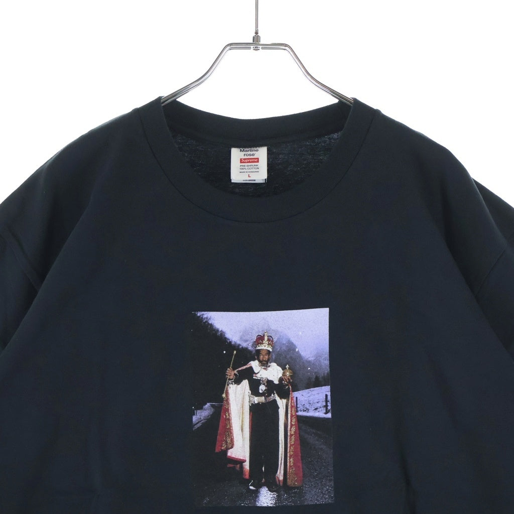 SUPREME(シュプリーム) 24AW ×Martine Rose Lee Scratch Perry Tee マーティンローズ リー スクラッチ ペリー クルーネック 半袖Tシャツ カットソー ブラック