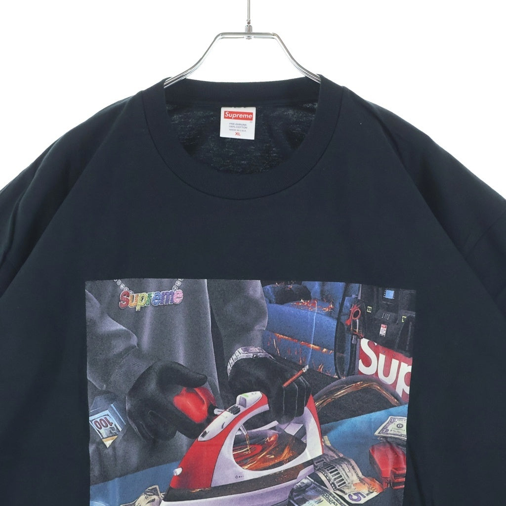 SUPREME(シュプリーム) 22SS Gas Tee ガス プリント クルーネック 半袖Tシャツ カットソー ブラック