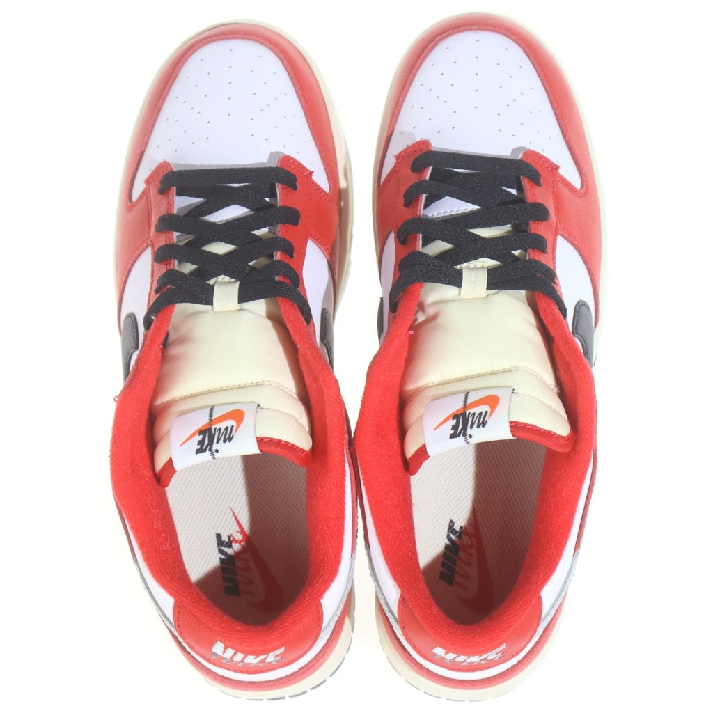 NIKE(ナイキ) DUNK LOW RETRO PRM CHICAGO SPLIT DZ2536-600 ダンク レトロ シカゴスプリット ローカットスニーカー ホワイト/レッド US10/28cm