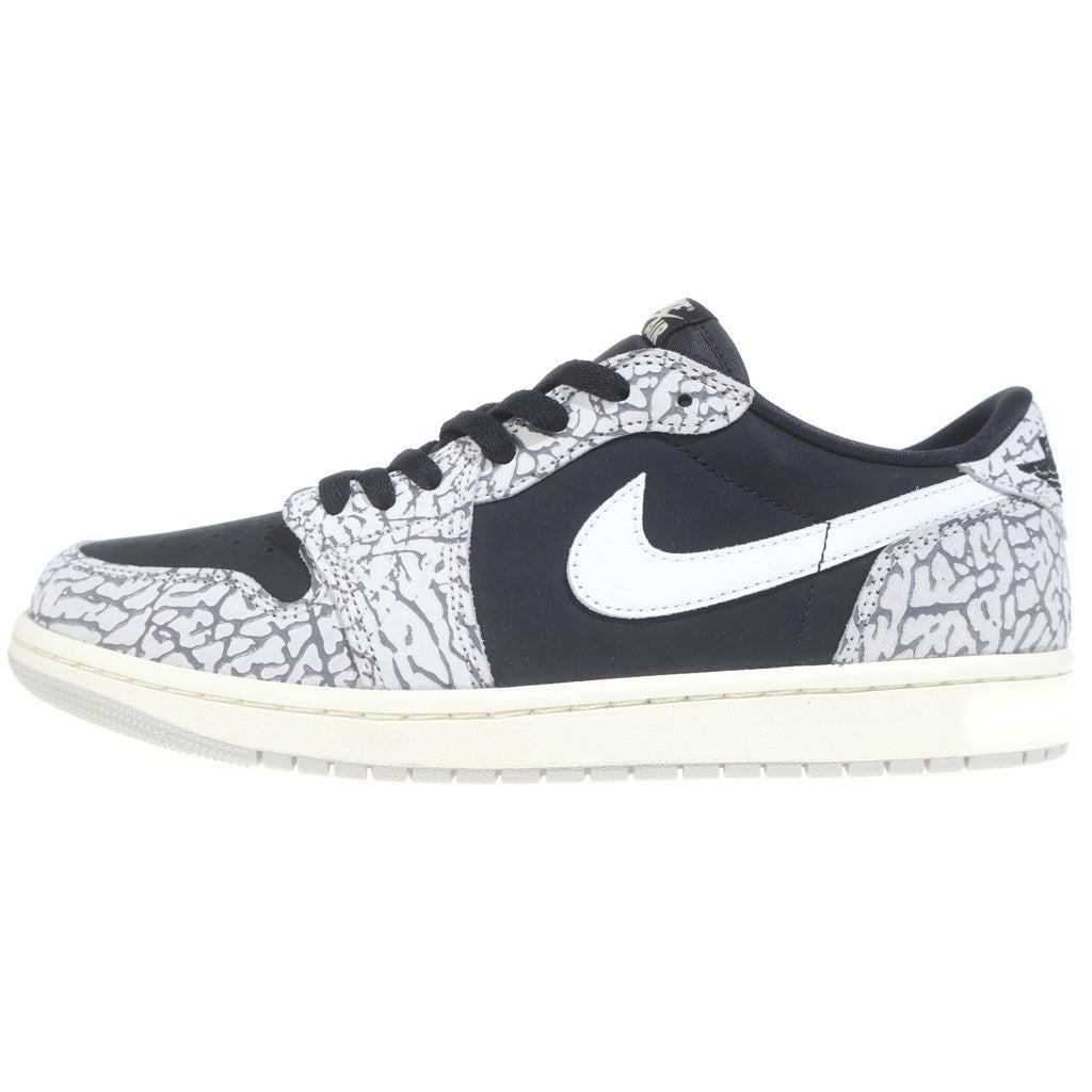 NIKE(ナイキ) AIR JORDAN 1 RETRO LOW OG BLACK CEMENT CZ0790-001 エアジョーダン1 ブラックセメント ローカットスニーカー グレー/ブラック US10/28cm