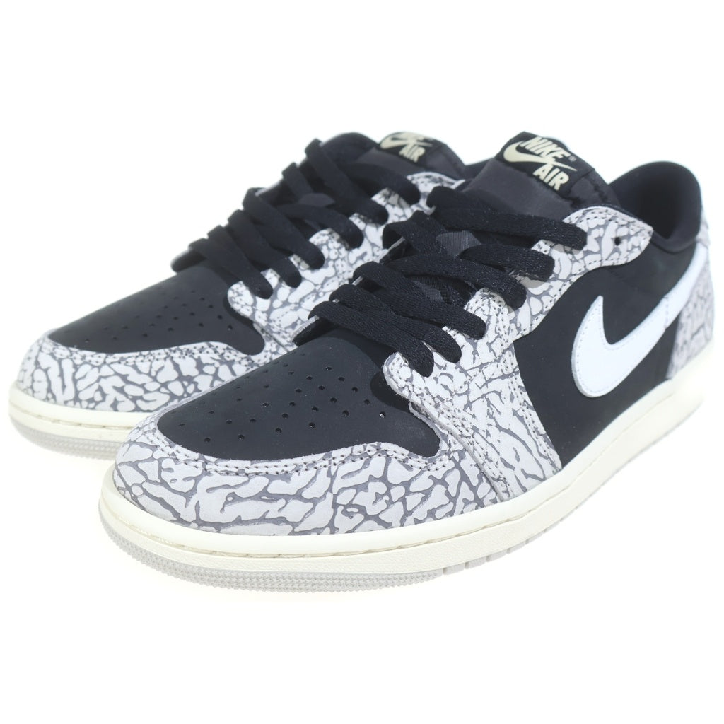 NIKE(ナイキ) AIR JORDAN 1 RETRO LOW OG BLACK CEMENT CZ0790-001 エアジョーダン1 ブラックセメント ローカットスニーカー グレー/ブラック US10/28cm