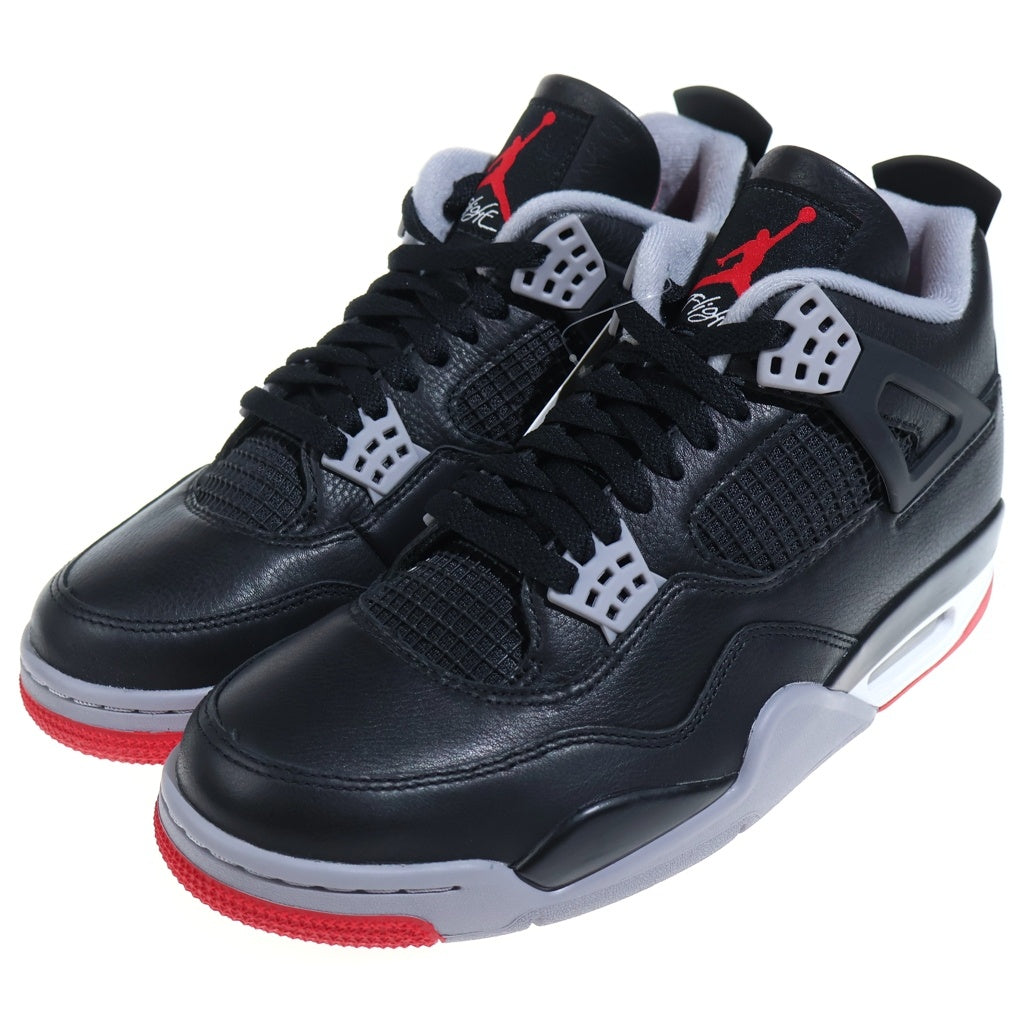 NIKE(ナイキ) AIR JORDAN 4 RETRO BRED REIMAGINED FV5029-006 エアジョーダン4 レトロ ブレッドリイマジンド ハイカットスニーカー ブラック/レッド US10/28cm