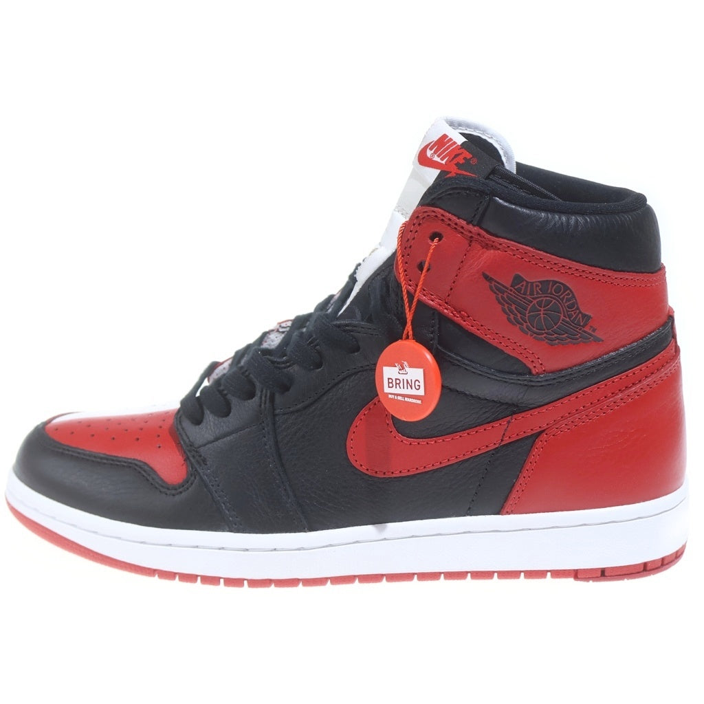 NIKE(ナイキ) AIR JORDAN 1 RETRO HIGH OG NRG HOMAGE TO HOME 861428-061 エアジョーダン1 オマージュトゥホーム ハイカットスニーカー ブラック/レッド/ホワイト US10/28cm