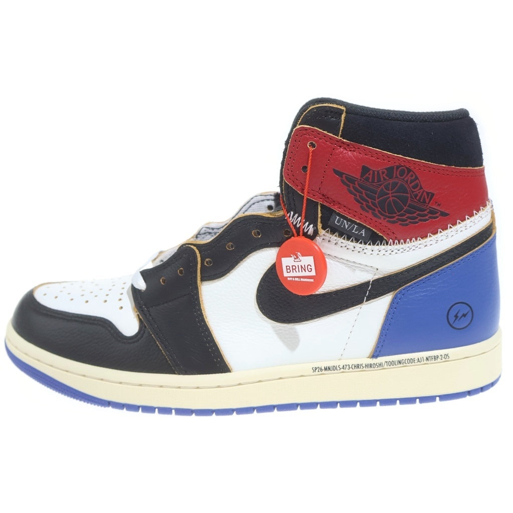 NIKE(ナイキ) ×Fragment Design ×UNION AIR JORDAN 1 HIGH OG フラグメントデザイン ユニオン エアジョーダン1 ハイカットスニーカー US10/28cm IO7847-002