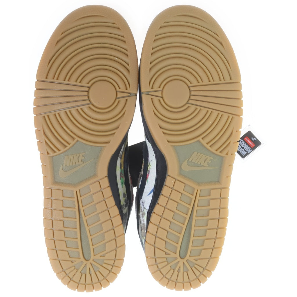 NIKE SB(ナイキエスビー) ×SUPREME RAMMELLZEE DUNK LOW FD8778-001 シュプリーム ラメルジー ダンク ローカットスニーカー ブラック/マルチ US10/28cm