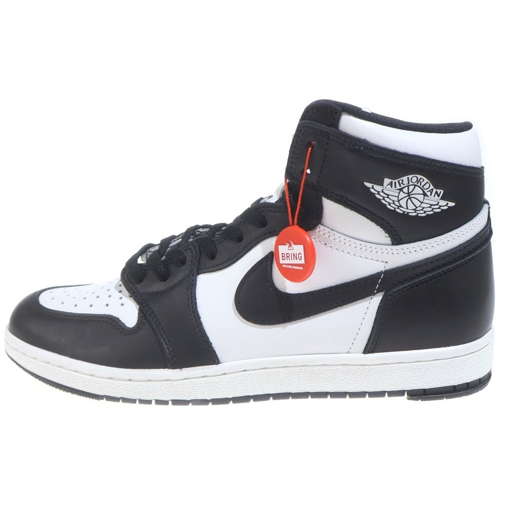 NIKE(ナイキ) AIR JORDAN 1 HI 85 BLACK/WHITE BQ4422-001 エアジョーダン1 85 パンダ ハイカットスニーカー ブラック/ホワイト US10/28cm