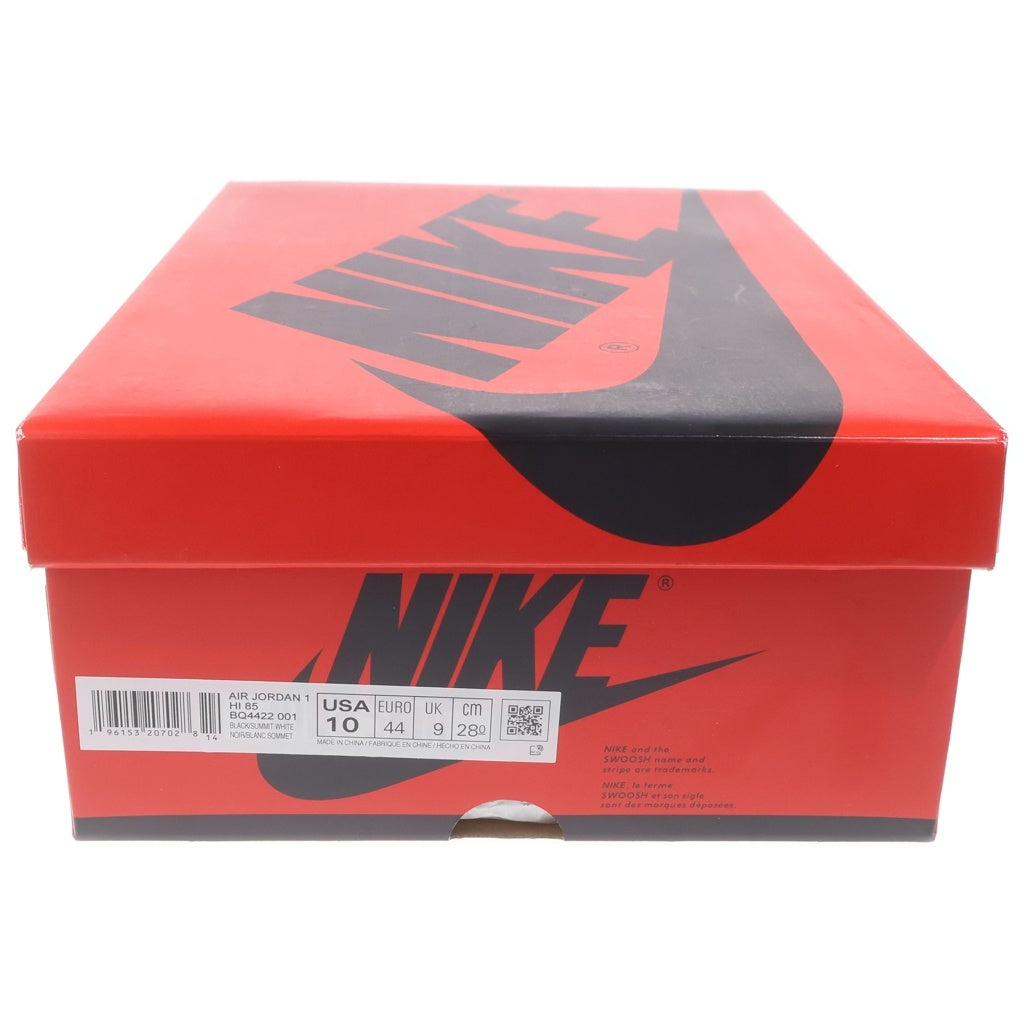 NIKE(ナイキ) AIR JORDAN 1 HI 85 BLACK/WHITE BQ4422-001 エアジョーダン1 85 パンダ ハイカットスニーカー ブラック/ホワイト US10/28cm